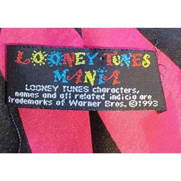 Looney Toons Mania Neck Tie Vintage 1993 - Picture 3 of 4